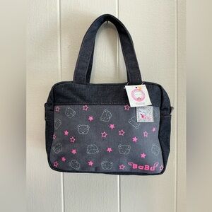 A Rare NWT Y2K Morning Glory Vintage Babu Bear Pink Handbag Bag